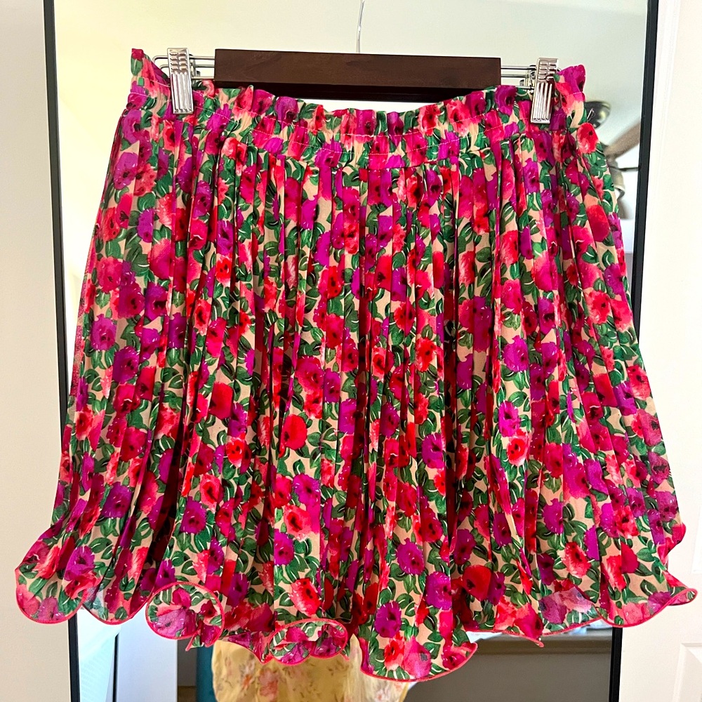 Floral Flounce Skirt